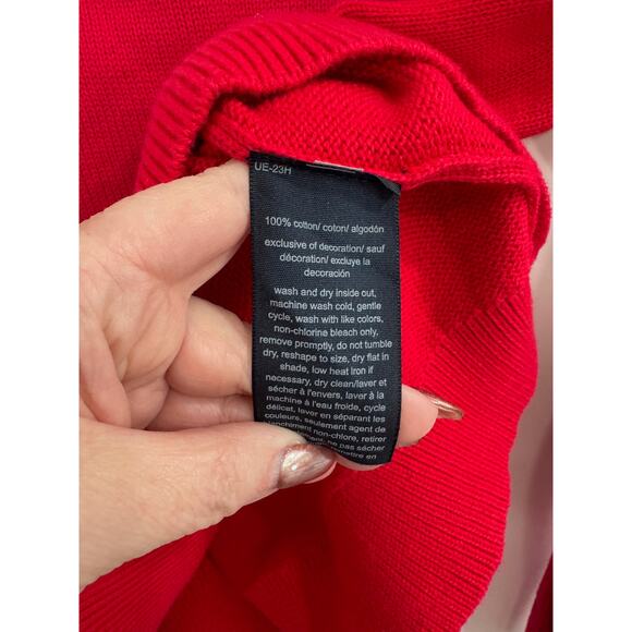 New w/Tags Tommy Hilfiger Red Sweater-Women's Small - Picture 3 of 6